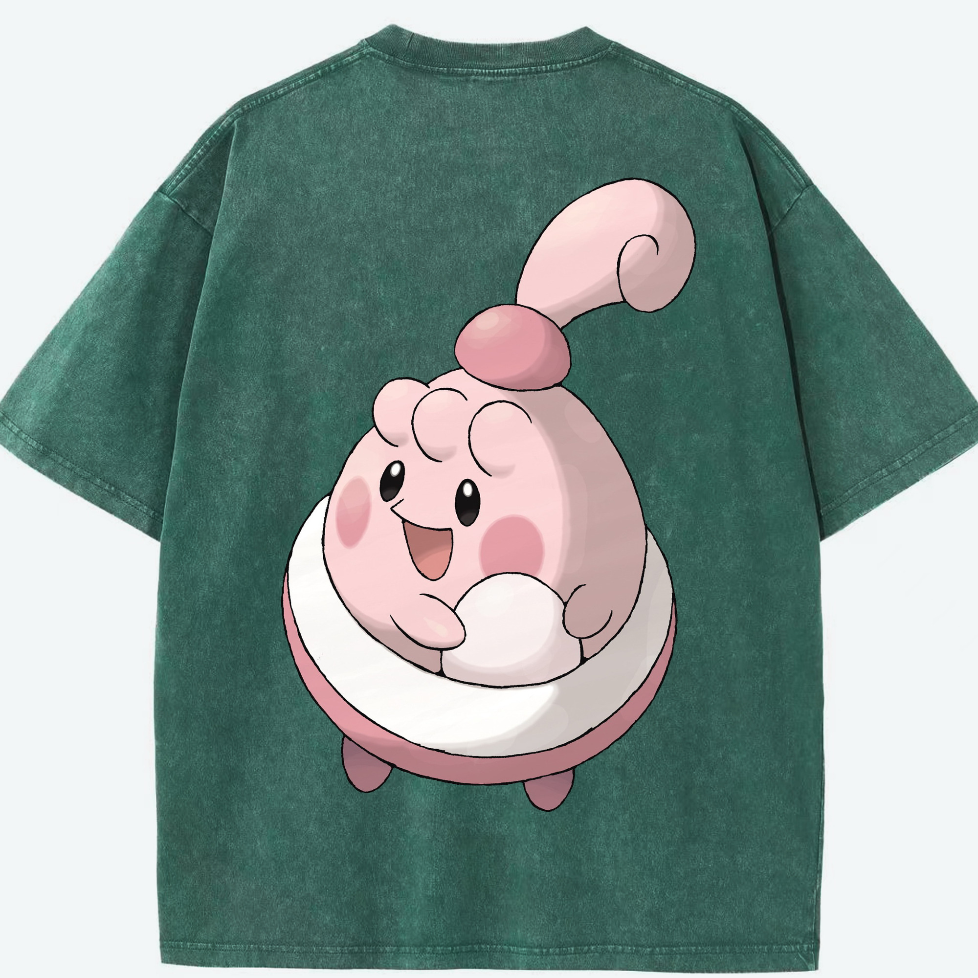 （画像用） ポケットモンスター Pokémon 綿100% ヴィンテージ風 半袖Tシャツ（背面プリント）